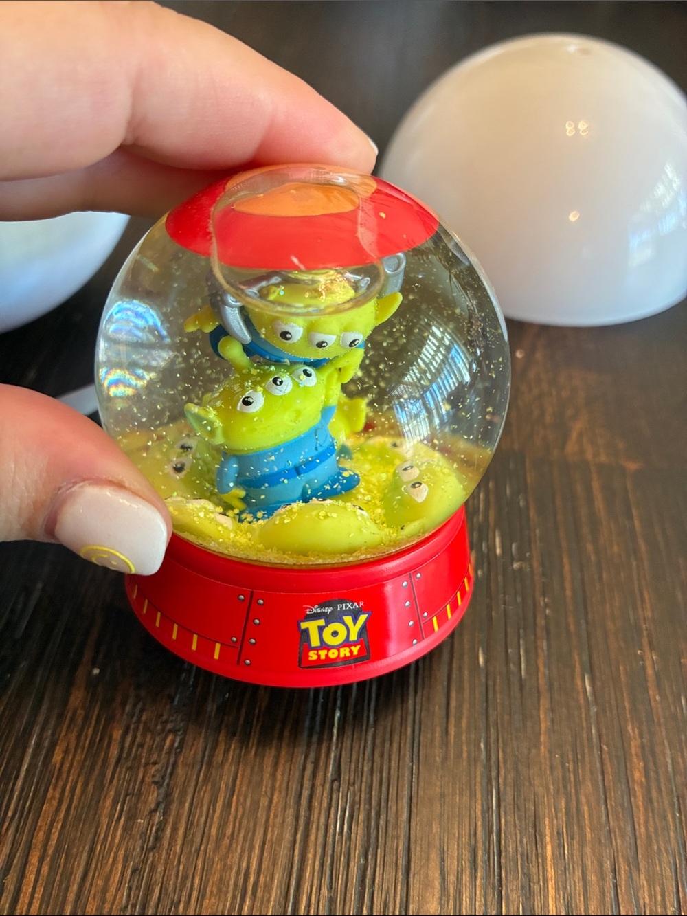 Toy Story Alien Mini Brands Disney Snow Globe -